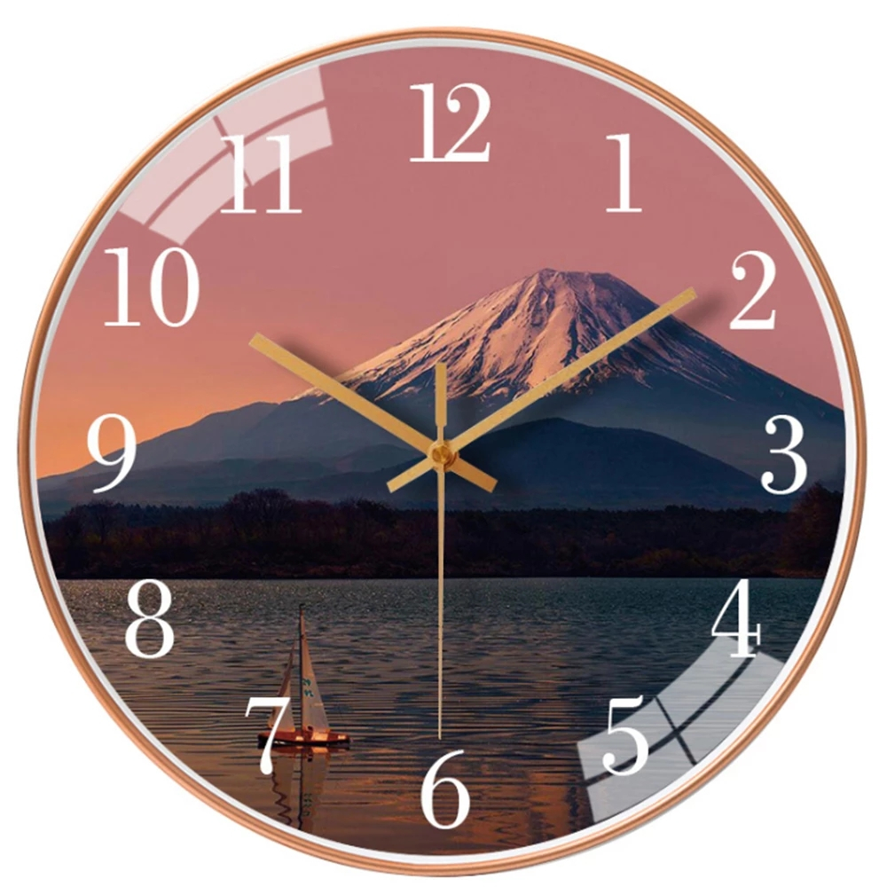 Modern Large Wall Clock 10 Inch Quartz Clocks Round Silent Watches Living Room Home Decor Horloge for Classroom