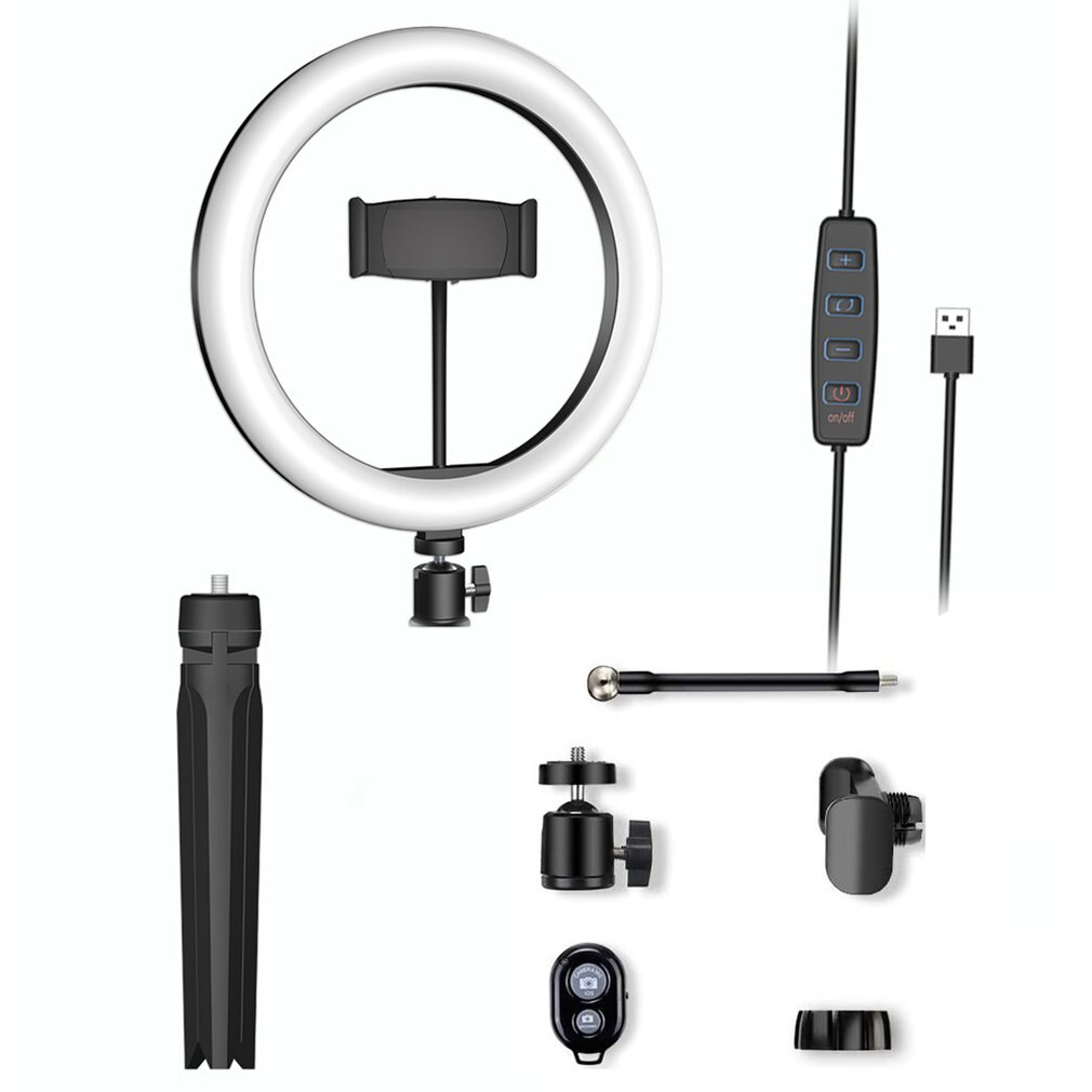 Beauty Fill Light Live Fill Light Mobile Video Fill Light Online Celebrity Live Broadcast 10-inch Ring Light: Default Title