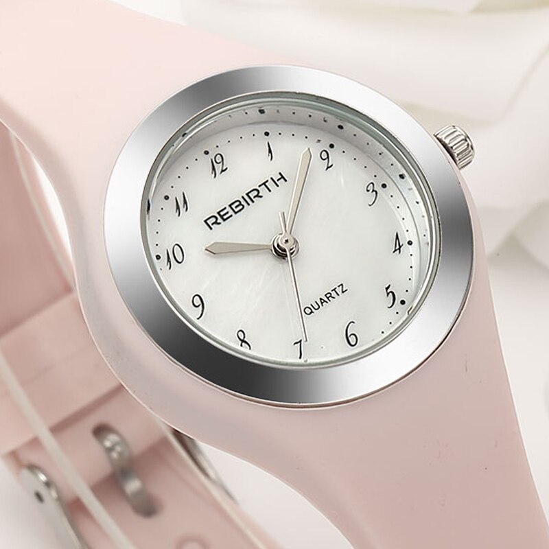 Reborn-montre-bracelet à Quartz pour femmes, bracelet en Silicone, de supérieure, montre pour femme