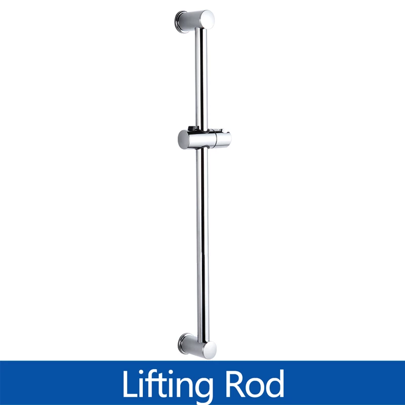 Shower Slide Bar Combo Hand Held Shower Head Holder Wall Mount ABS Chrome Plated Shower Sliding Bar Set