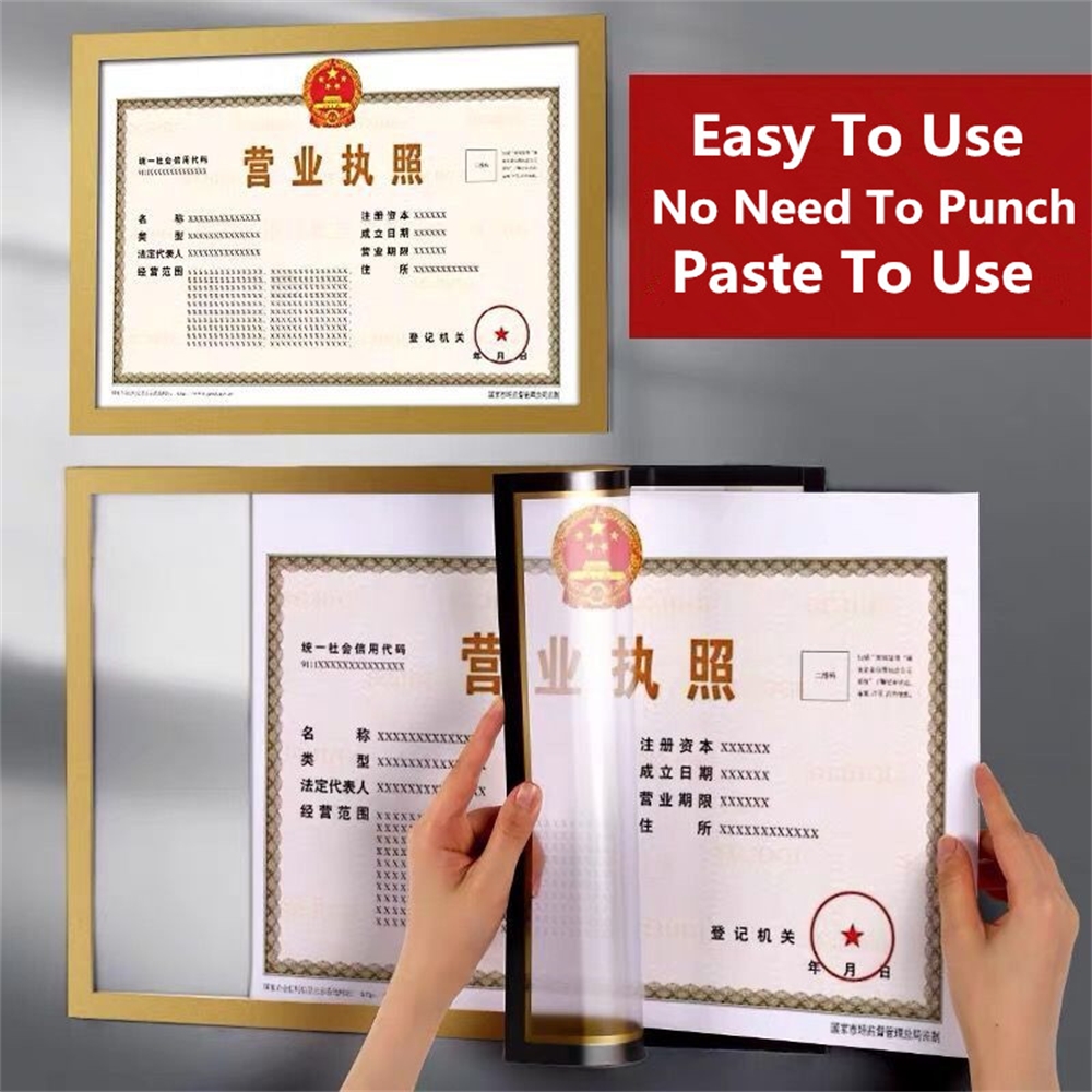 A6 Magnetische Fotolijsten Voor Koelkast Muurbevestiging Foto Note Houder Display Poster Frames