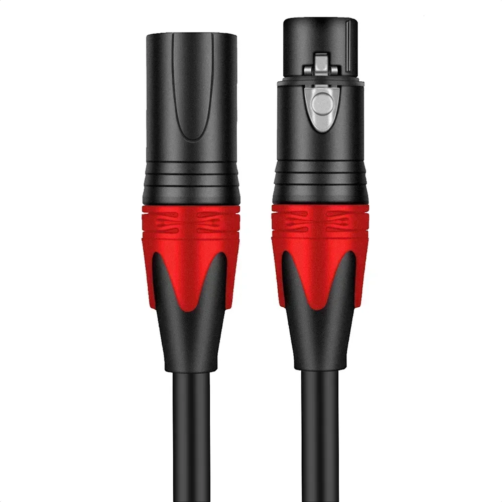 DREMAKE 3-Pin XLR Gebalanceerde Kabel Microfoon voor Kanon Plug XLR Kabel Verlenging Mikrofon Koord voor Pro Audio eindversterkers Etc: Overigen / 1m