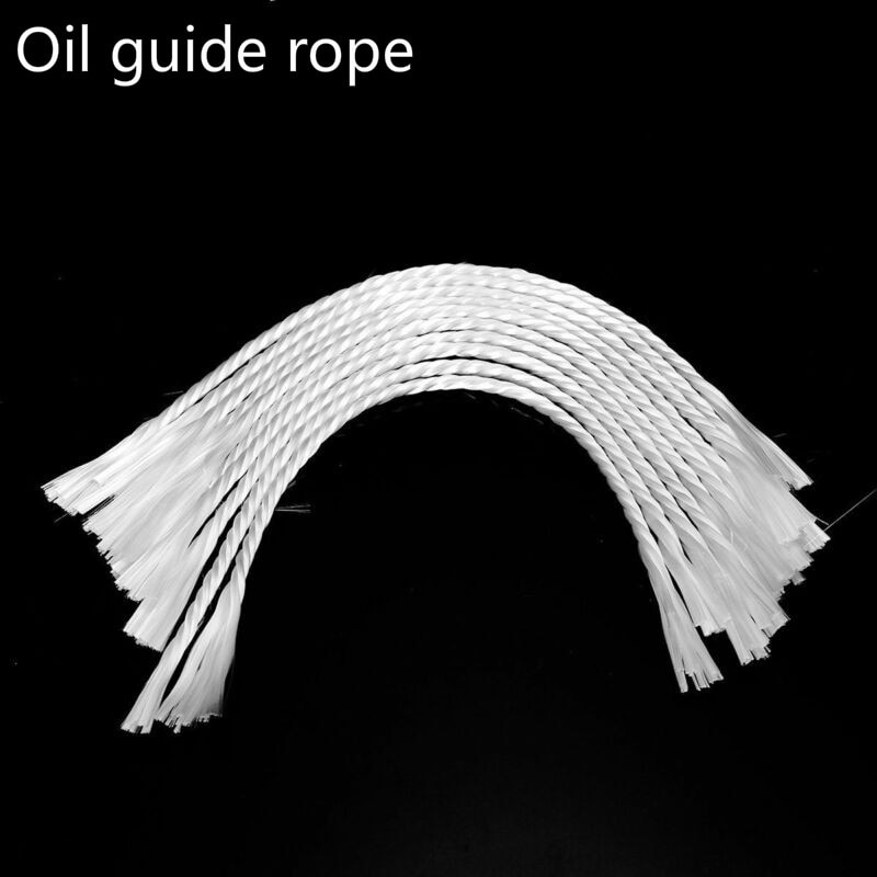 Mèche violette blanche utilisée pour les bougies d'anniversaire, lampes à huile bricolage sans fumée, fournitures de fabrication de bougies, environnement, longueur 19cm, 10 pièces