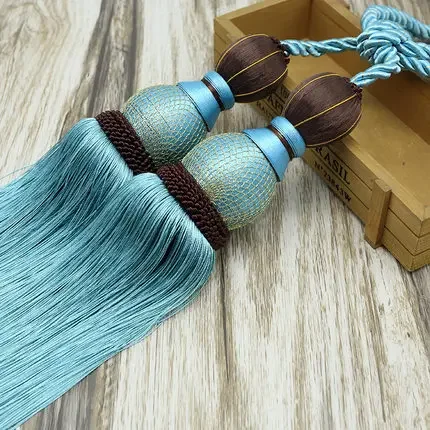 Gordijn Touw 1PC Kwasten Tiebacks Tennisbal Gordijn Houder Opknoping Riemen Touwen Clips Sluiting Tieback Gordijnen Accessoires: Paars