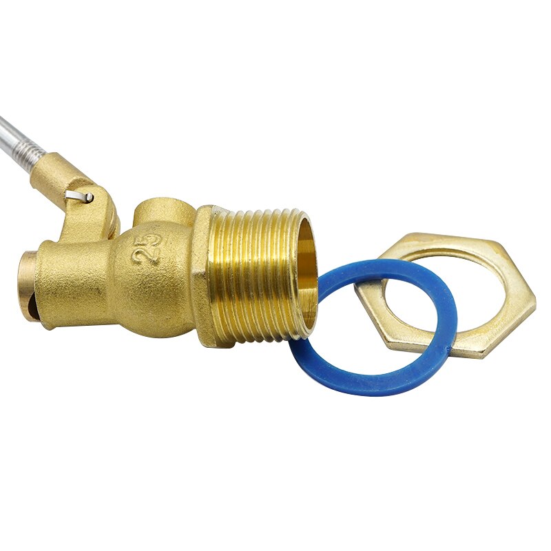 DN25 1" Inch Automatic Stainless Steel Float Ball Valve for Water Tank Liquid Level Metal Float Valve Body Brass Toilet Valve