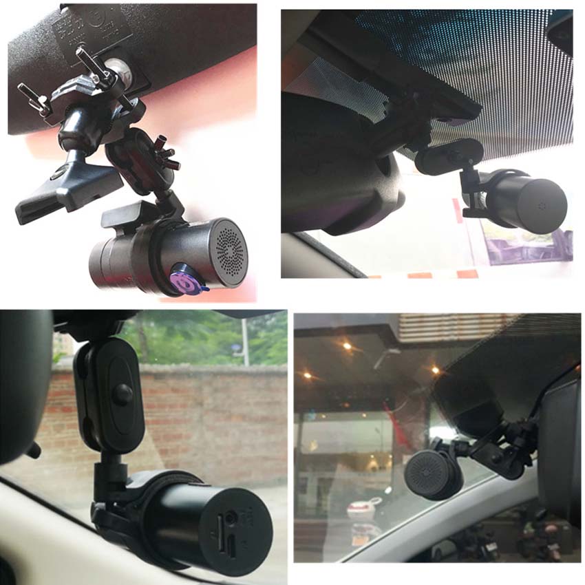 Cilíndrico condução gravador titular fix no pára-brisa do carro ou espelho retrovisor para xiaomi 70 mai mini um otário base dvr montar