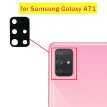 2 Stuks Voor Samsung Galaxy A71 Terug Camera Glazen Lens Belangrijkste Rear Camera Lens Met Lijm Voor Galaxy A71 Reparatie onderdelen