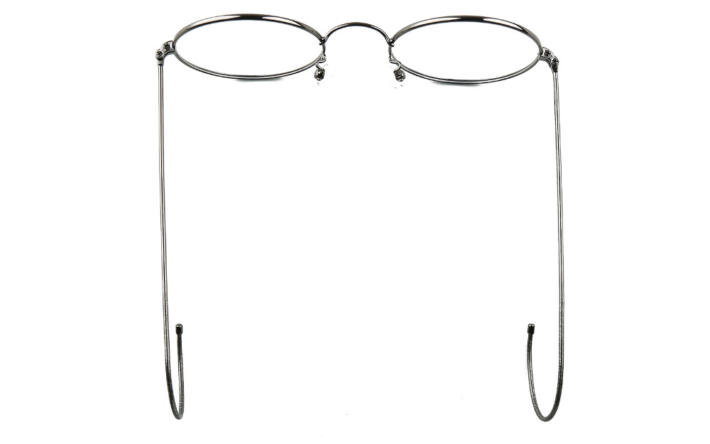 47mm Agstum Antique Vintage Round Glasses Wire Rim Eyeglasses Spectacles Prescription Optical Rx
