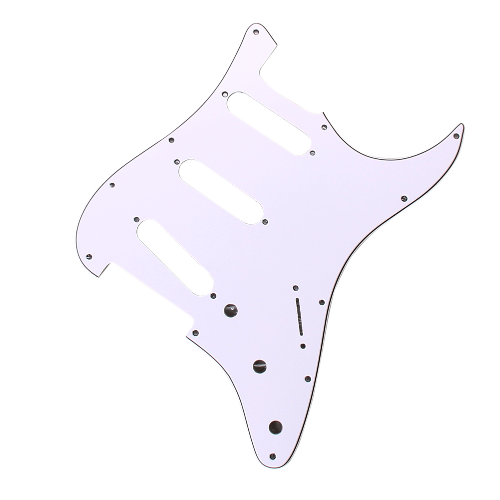 3Ply SSS PVC Electric Guitar Pickguard for FD All Guitar Protecting Accessories 11 Mounting Screw Holes pickguard