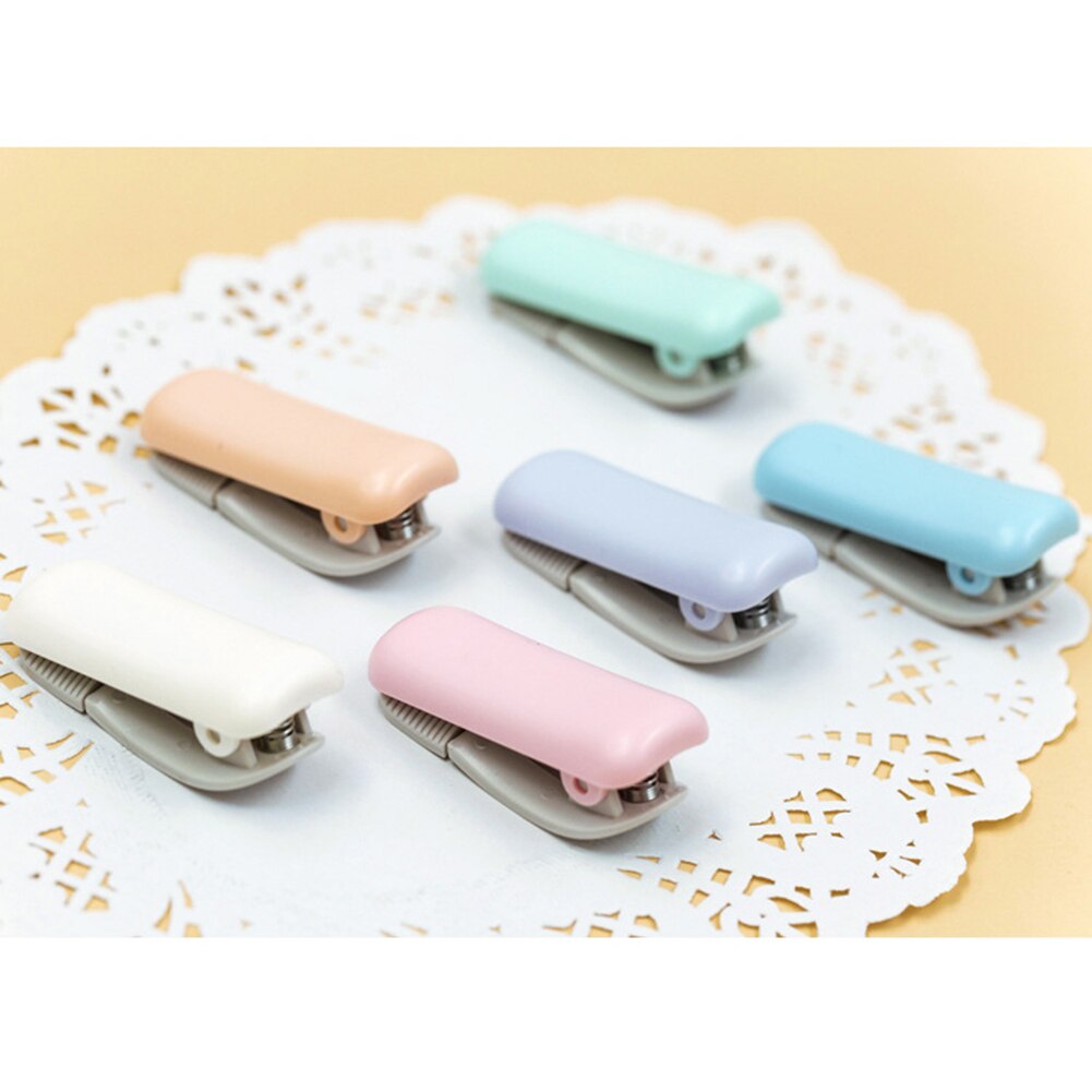 Stationery Mini Washi Tape Dispenser Kawaii Portable Office Tape Cutter School Supplies Tape Dispenser Cutter
