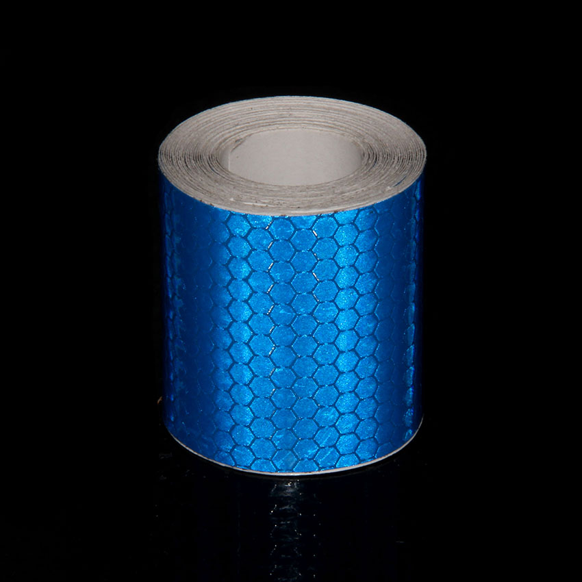 Bande autocollante réfléchissante pour cadre de vélo, 5cm x 5m: Bleu