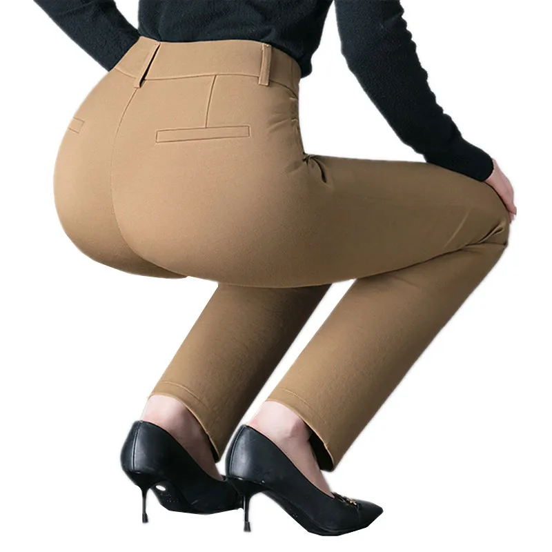 2025, neue schlank-passen-Schlauch für Damen, modische Stretchhose, verrotten, Dunkelblau, khaki, rot Schlauch, asiatische Größe 27–32