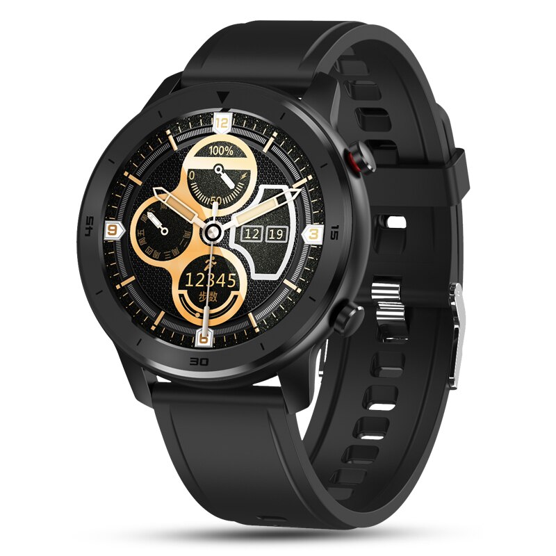 696 DT78 Smart Uhr Männer Frauen Smartwatch Armband Fitness Aktivität Tracker Tragbare Geräte Wasserdicht Heart Rate Monitor Band: Black silica