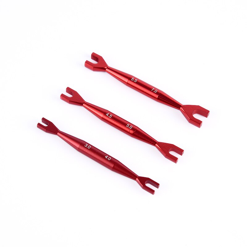 thumbnail image 2 of 3-Piece Aluminum Alloy Wrench Set For RC Cars - Double End 3-7mm For HSP, Traxxas, Axial Crawlers 2 of 14