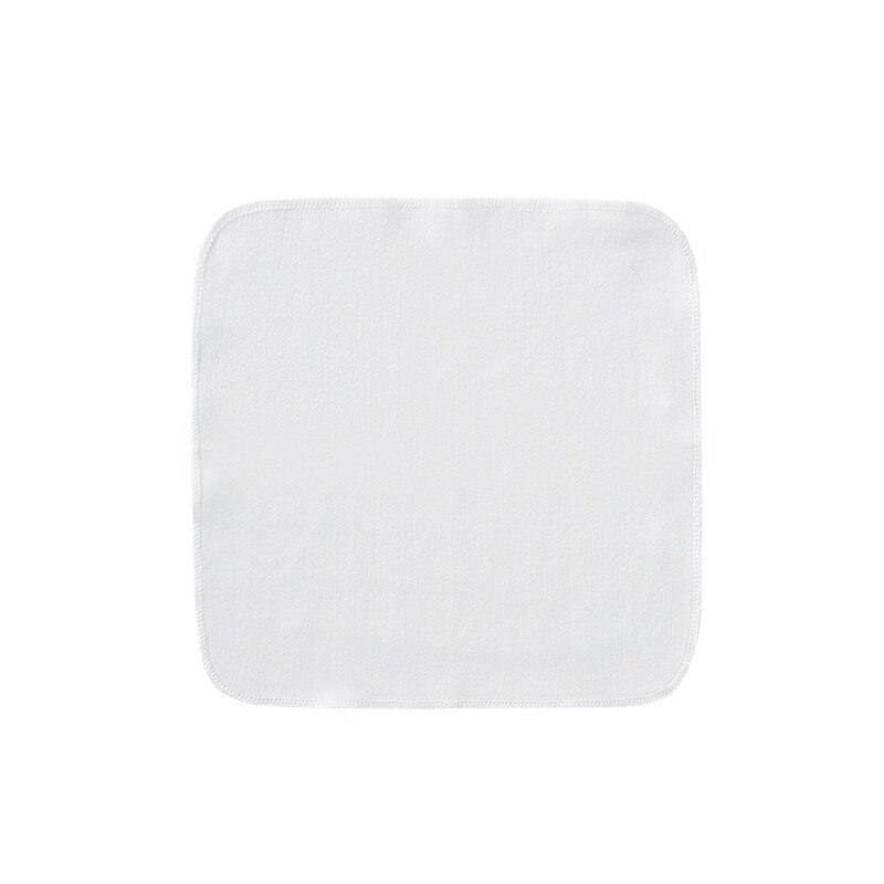 5 sztuk/partia niemowlę Handdoek czysty Kleur Effen niemowlę Kleine Handdoek dla dziecka Vierkante Handdoek niemowlę Zakdoek śliniaczek: biały