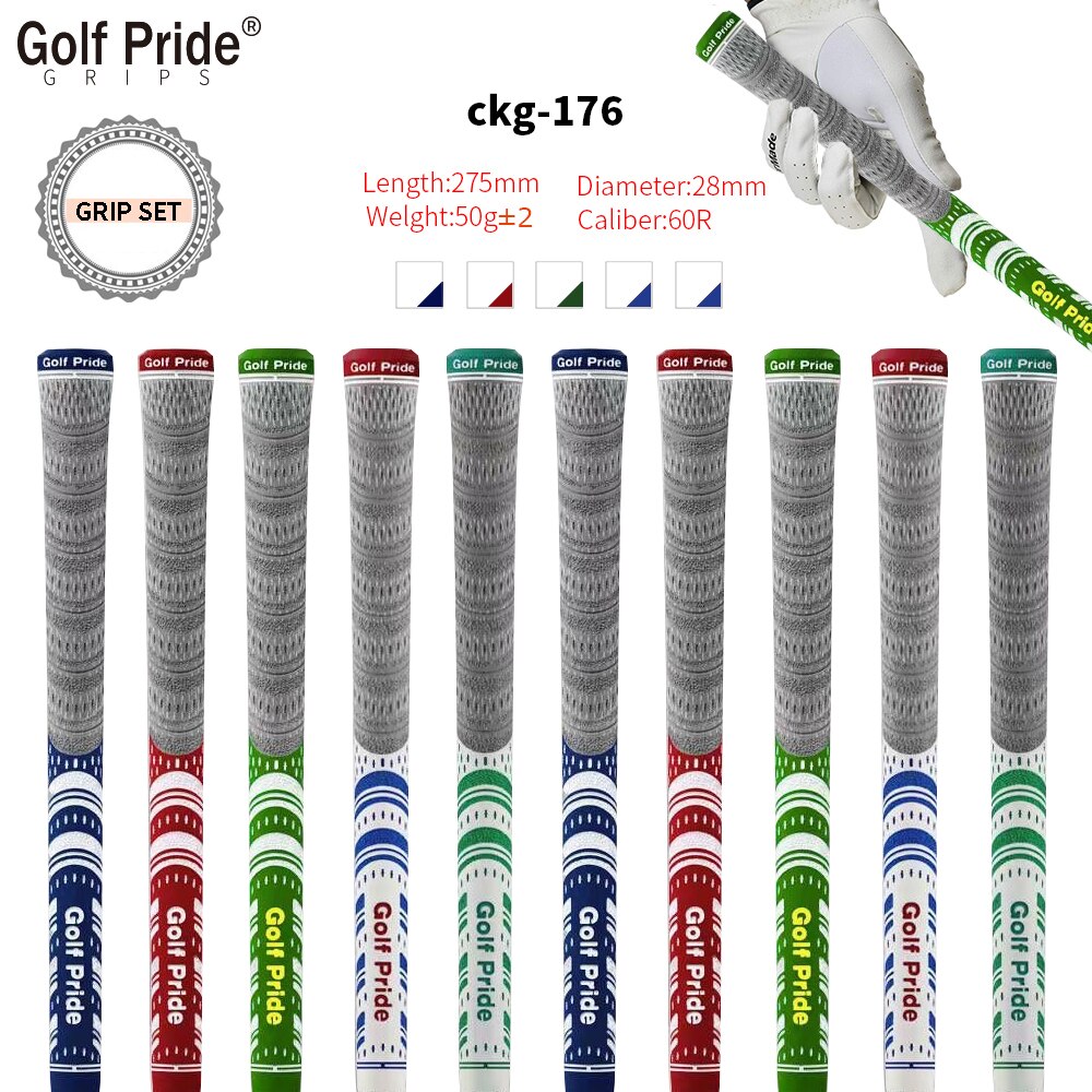 Standard Golf Grips Multi Compound Golf Iron Grips 10Pcs/lot Platinum White Grips