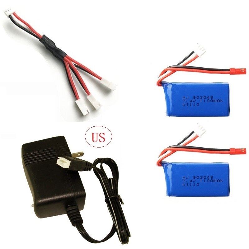 3Pcs for Wltoys A949 A959 A969 A979 K929 LiPo Battery 7.4V 1100mah 903048 25c Lipo Battery For RC Helicopter Airplane Cars Boats: Light Grey