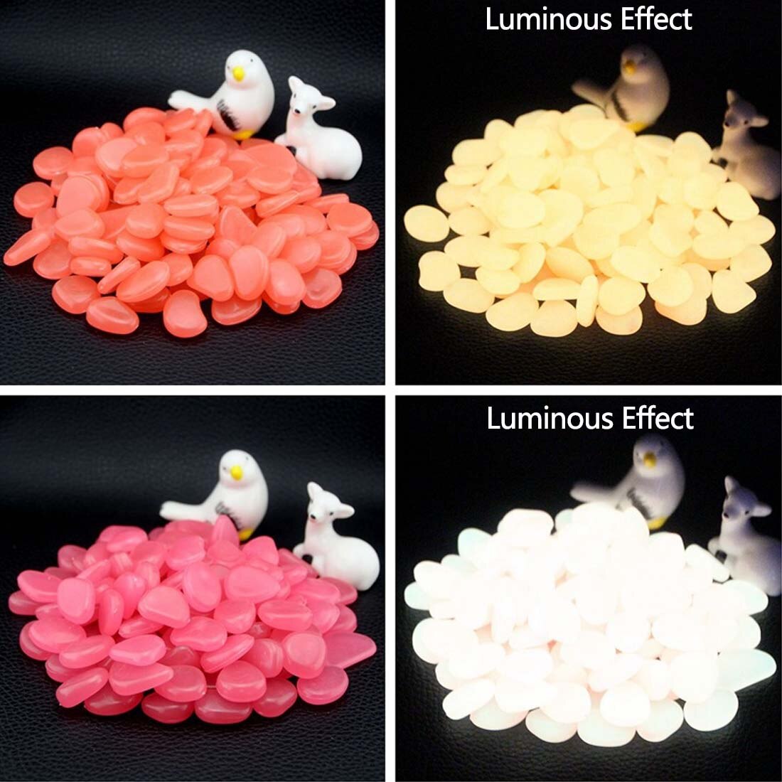 10 stuks glow in the dark tuinkiezels, lichtgevende stenen, stenen voor looppaden, tuinpaden, patio's, gazons, tuindecoratie, lichtgevende stenen