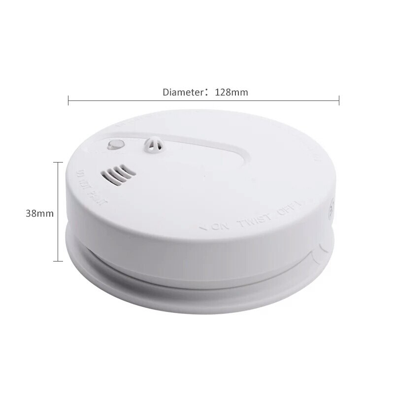Wireless Smoke &amp; Temperature Sensor 433mhz For Hotel Home Smoke Heat Detector