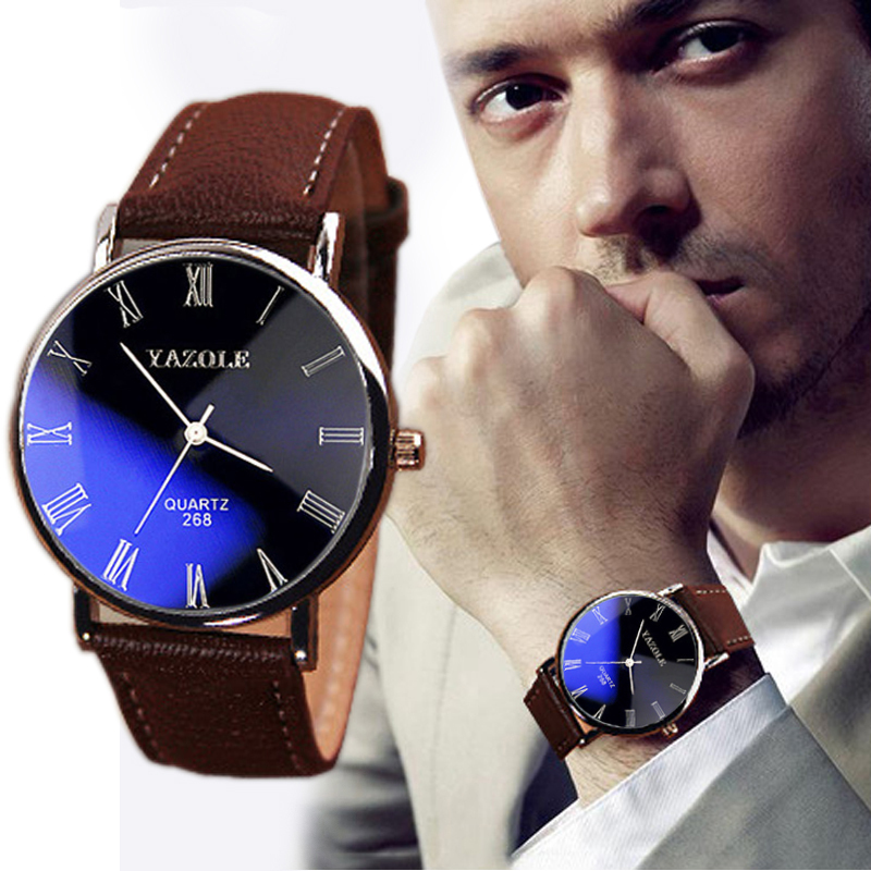 Yazole quartz ur casual relogio masculino luksus ur herre mærke armbåndsur relojes herre business ur