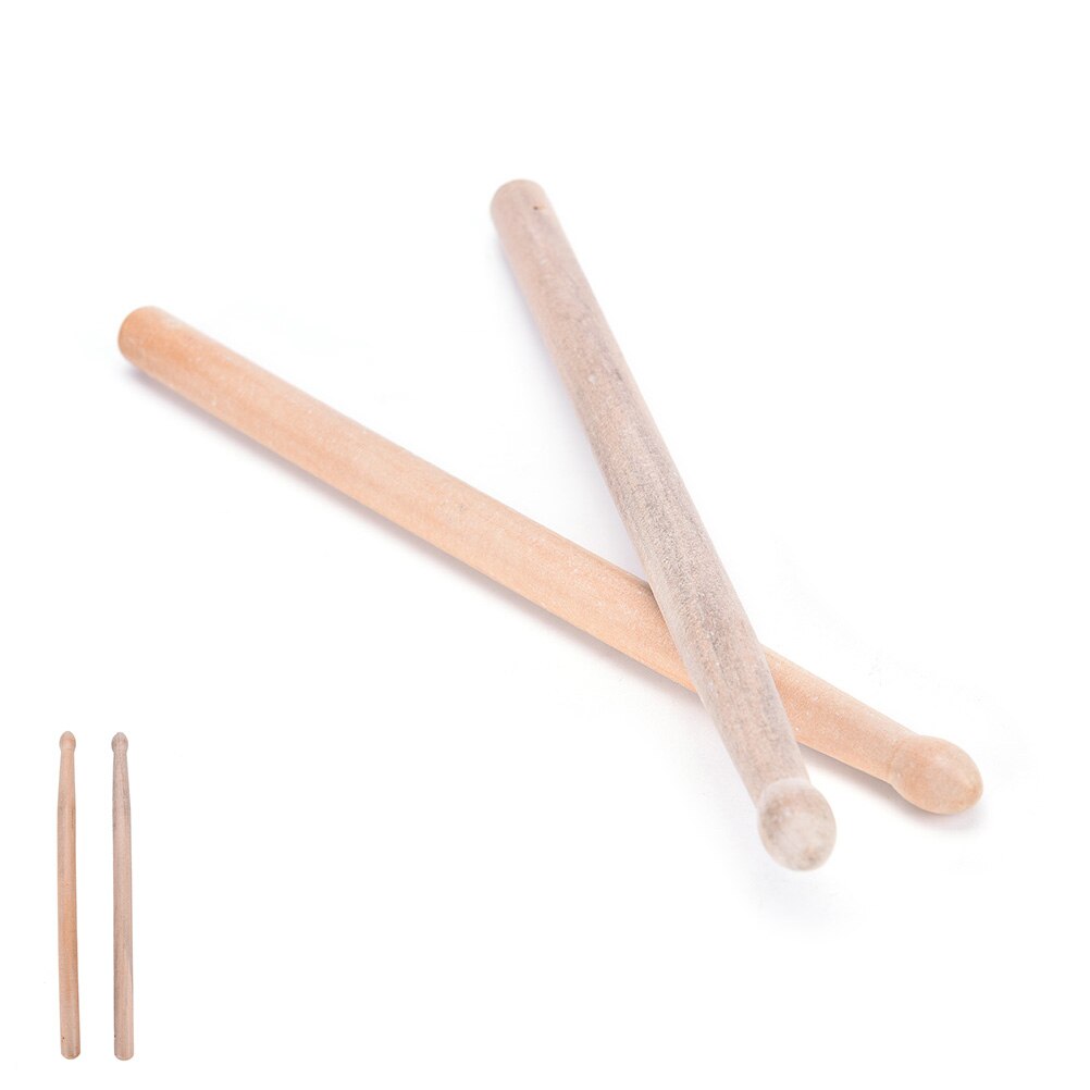 1 paire 5A Baguettes D'érable Bois Pointe En Bois Bande Instrument de Musique Pilons