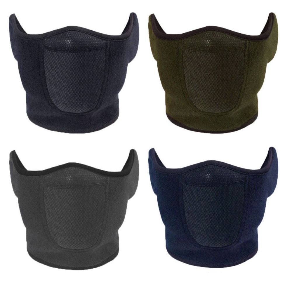 Winter nekwarmer Running gezichtsmaskers Fleece skiën Fietsen Sportmasker Heren Dames Snowboard Warme nekbedekking Sjaal Oorbedekking