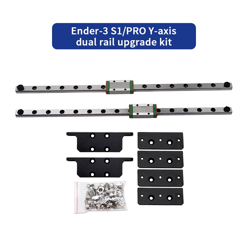 Dual Y-as Upgrade Kit voor Ender 3 S1 Ender 3 S1 Pro MGN9H 315 MM Lineaire Rail Ender 3 Ender 3 V2 MGN12H 300 MM 3D Printer Onderdelen: koper