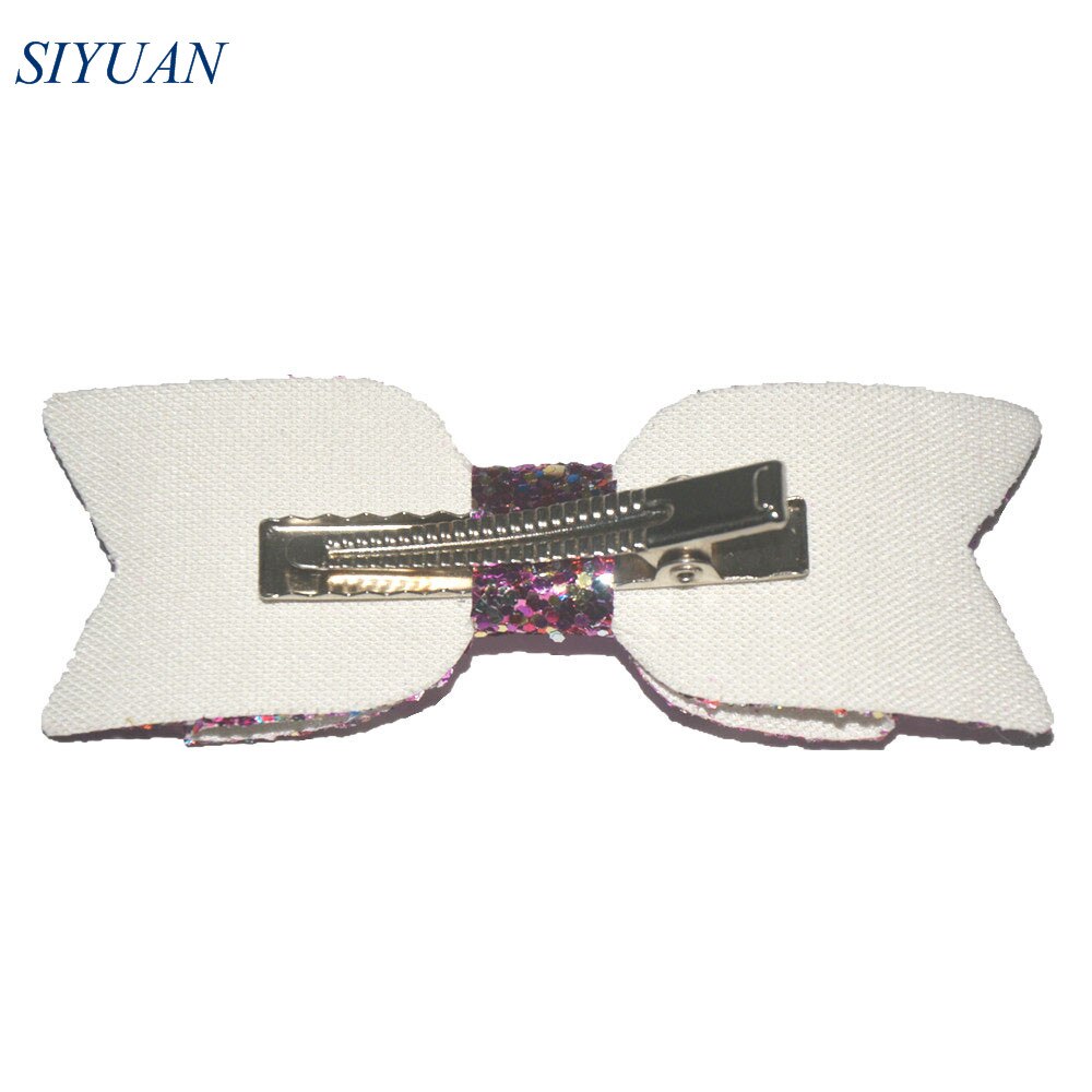 Lot de 50 épingles à cheveux en cuir pailleté brodé à 3- couches de 3.5*1.2 cm pour mère et enfant, accessoires pour cheveux de fille, hdj 120