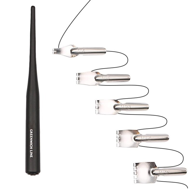 Caligraphy Comic Pen Set Wiht 5 Nibs for Signatures Drawing Writing Cartooning