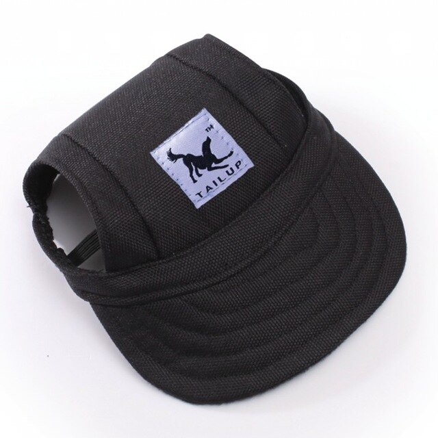 [TAILUP]Dog Hat With Ear Hole Summer Baseball Cap for Small pet dogs product Oxford Cloth breathable handsome Cool Doggie py0017: 2 / S 15x31cm