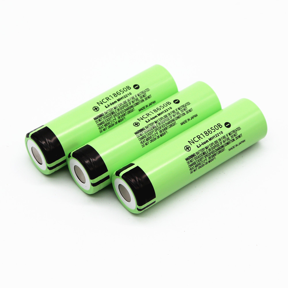 Originalt ncr 18650b 3.7 v 3400 mah 18650 lithium genopladeligt batteri til panasonic lommelygte batterier og usb oplader