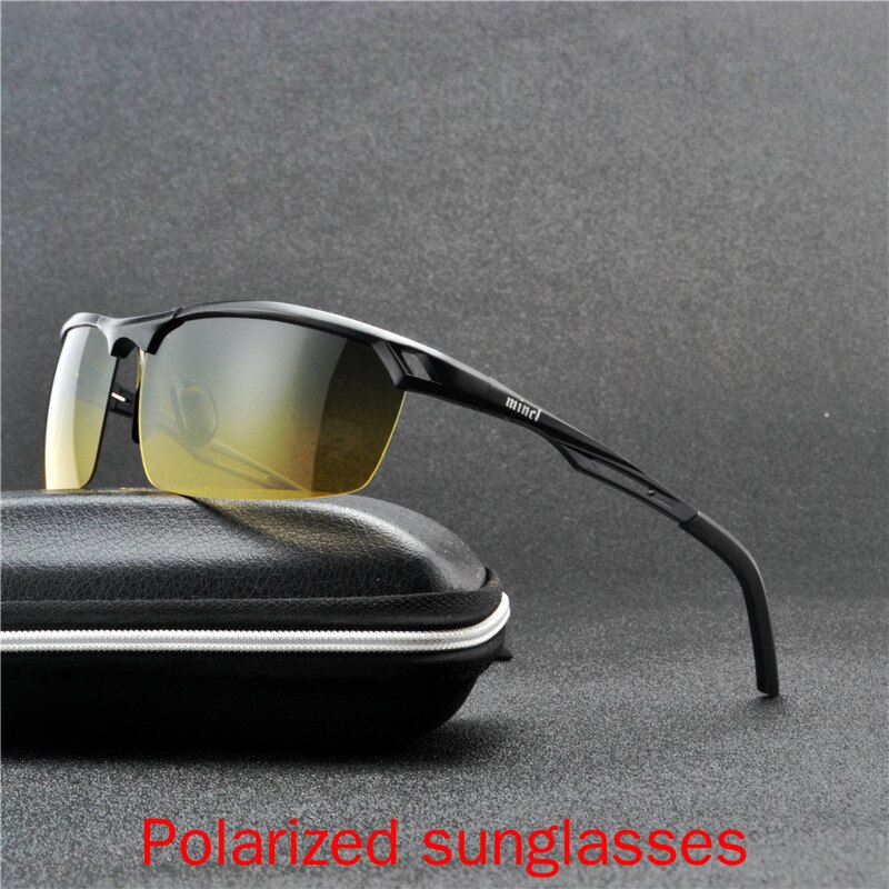 männer Polarisator Brillen Polarisierte Gläser Auto Treiber Nacht Vision Brille Fahren Aluminium Magnesium Sonnenbrille FML