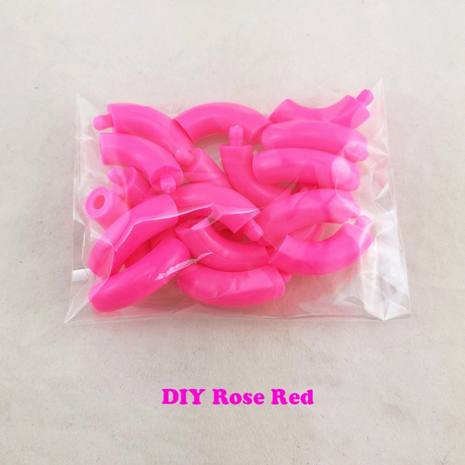 Stress Relief Tangles Toys, Solid Color Finger-Trainer Twist Winding Relax Therapy Game: Rose Red