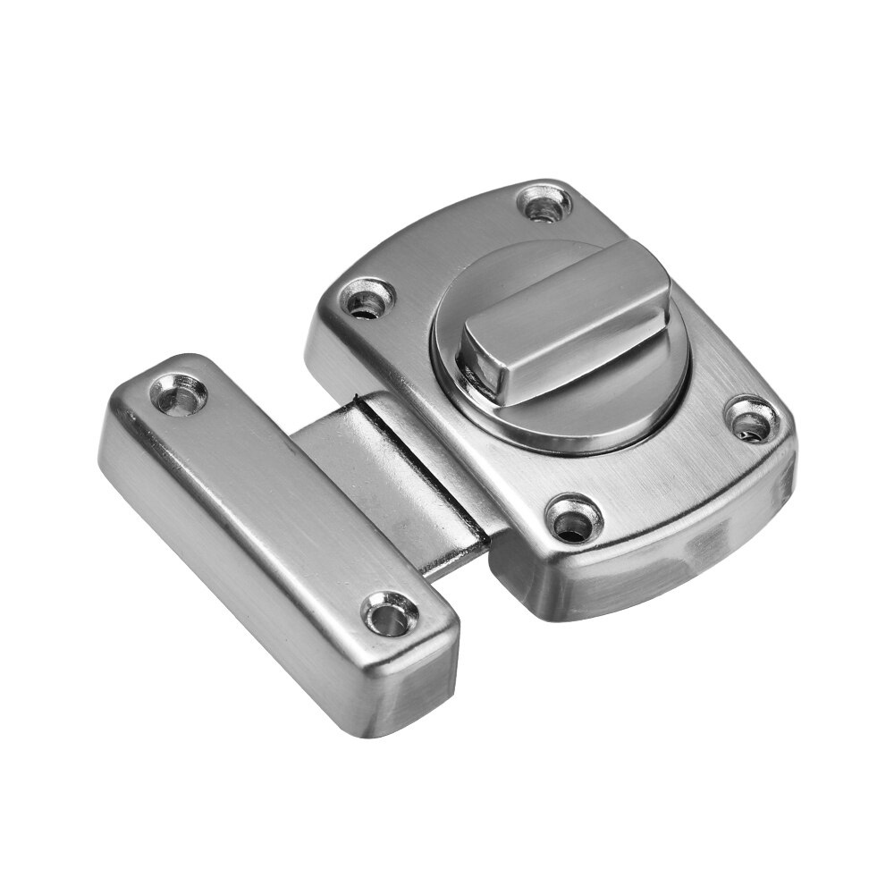 1pc Universal Turn Twist Bathroom Door Bolt Furniture Bolt Thickened Cabinet Lock Pin Home Hotel Security Hardware: Large-brushed