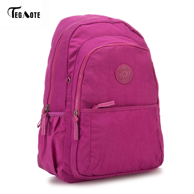 TEGAOTE Large Capacity Backpack Women Preppy School Bags For Teenagers Men Nylon Travel Bags Girls Laptop Backpack Mochila