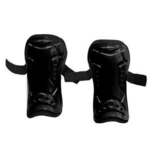 Veiligheid Voetbal Scheenbeschermer Benen Protector Sport Fietsen Professionele Been Concurrentie Voetbal Scheenbeschermer Pads 2 Stuks: Black