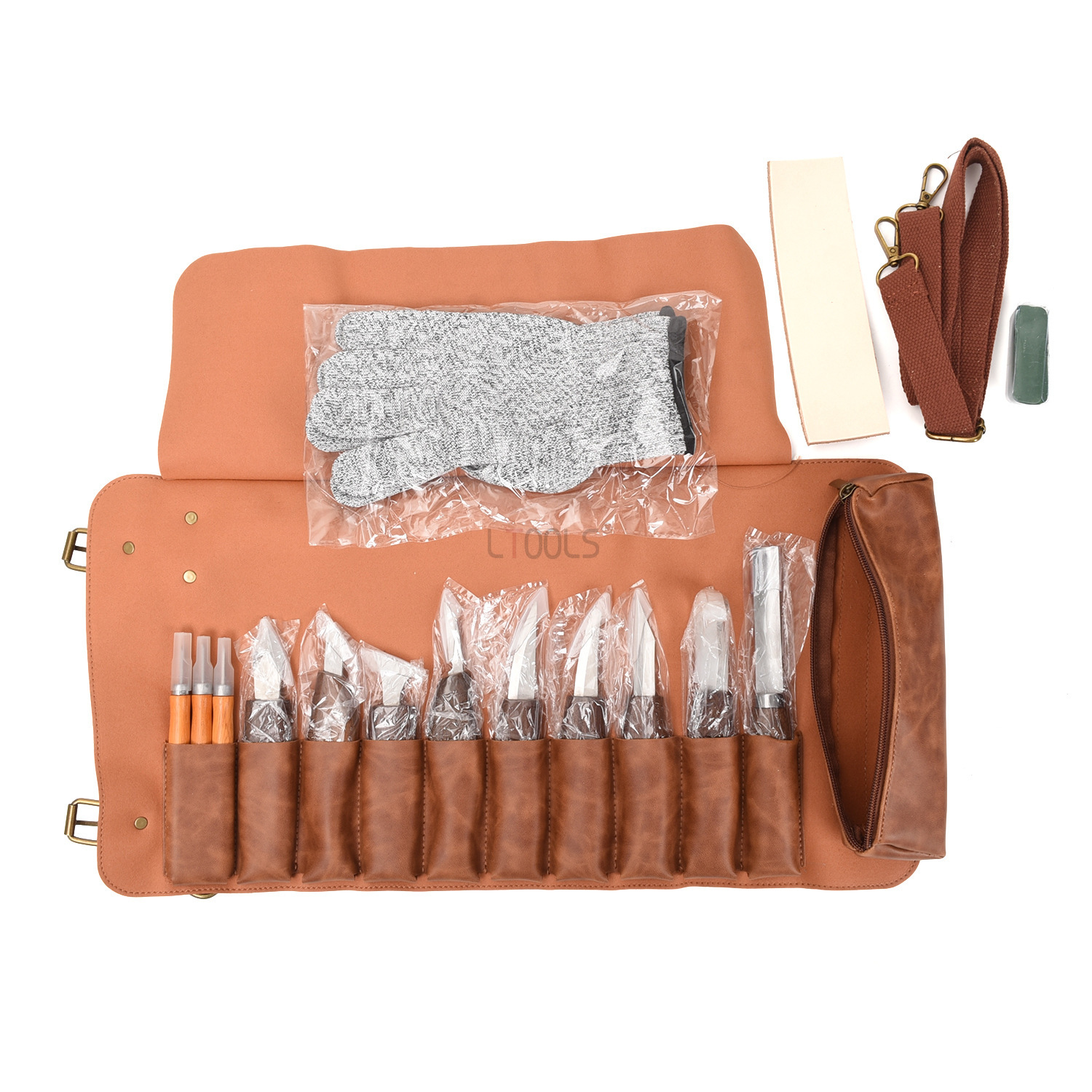 Kit de sculpture sur bois, ensemble d'outils de gravure faits à la main de luxe, Kit de blanchiment du bois, couteaux de sculpture sur bois pour débutant