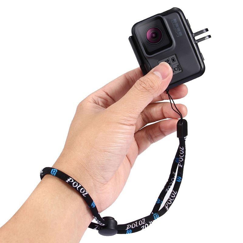 2 stuks touw hand nylon lanyard touw koord verstelbare polsband voor gopro hero 8 7 6 5 4 3+ 2 camerastatief monopod accessoires