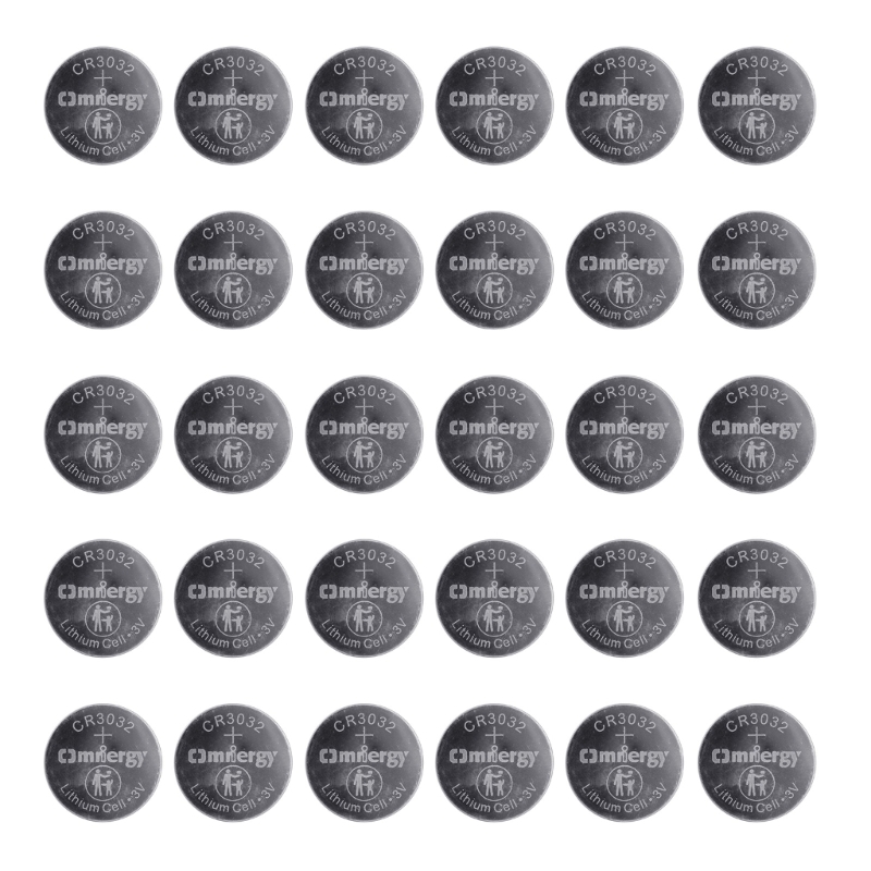 10/20/30 sztuk baterii CR3032 Pojemność 3 Baterie litowe CR3032: Black