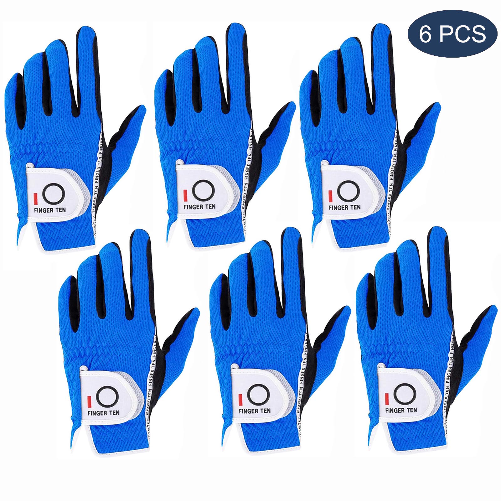 Linkerhand Rechterhand Golf Handschoenen Mannen 3 Stuks Prestaties Mesh Antislip Zachte Micro Ademend Zwart Grijs Groen Handschoen