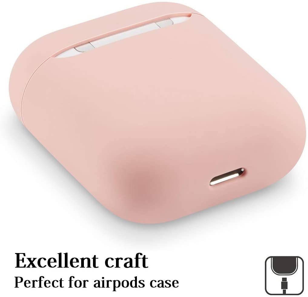 Funda de silicona para Airpods 2/1 cubrir lindo Airpods Ultra-delgada Airpods 2 MIFN auriculares para los Airpods 2/1 casos