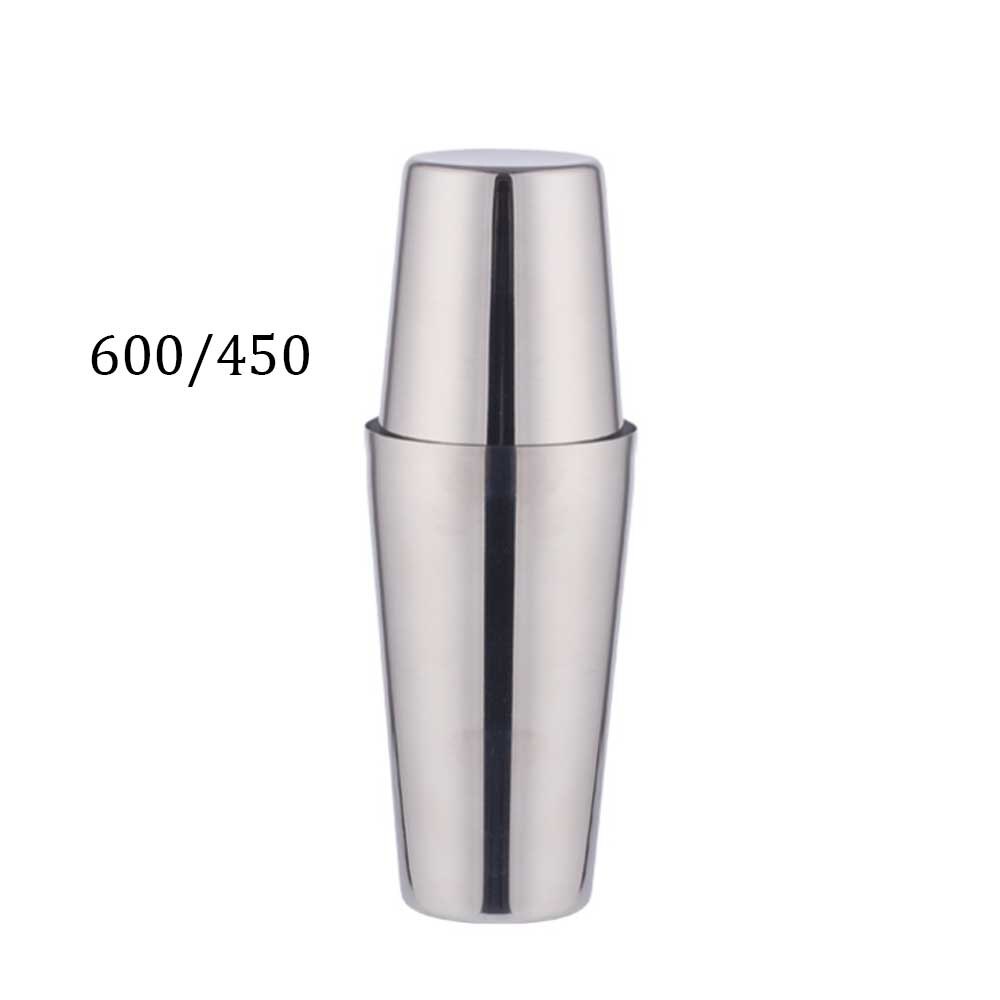 Bar Shaker Cocktail Zubehör Barware Boston Trinken Für Bartender Set Jigger Werkzeuge Edelstahl Mixer 550/750ML Holz rack: Boston A