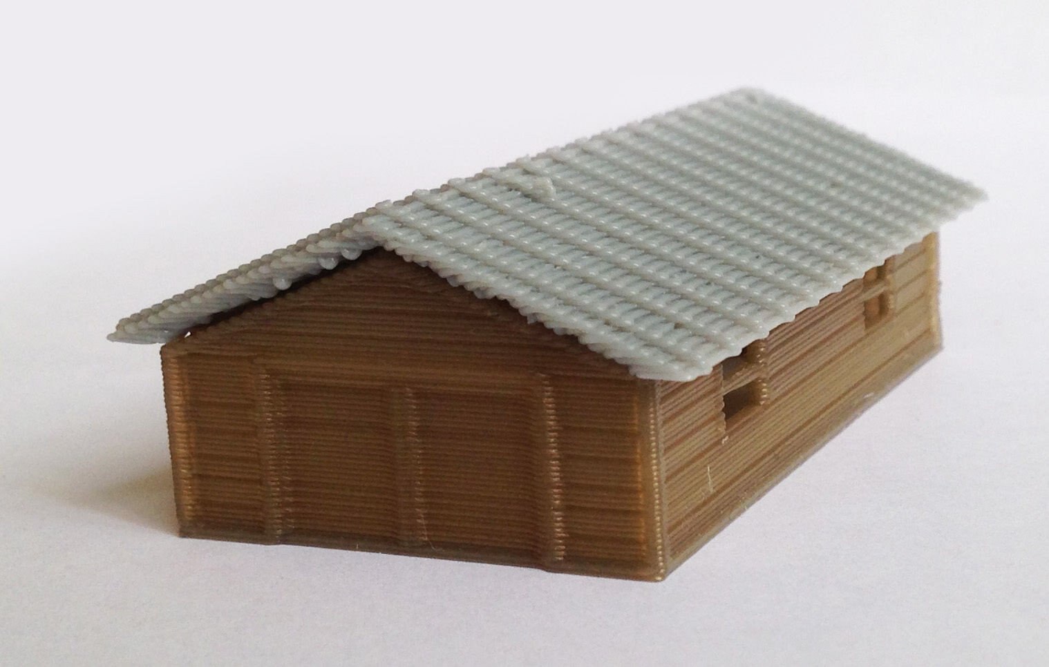 thumbnail image 2 of Outland Models N Scale Barn House Kit – Country L-Shape Building With Accessories 2 of 6
