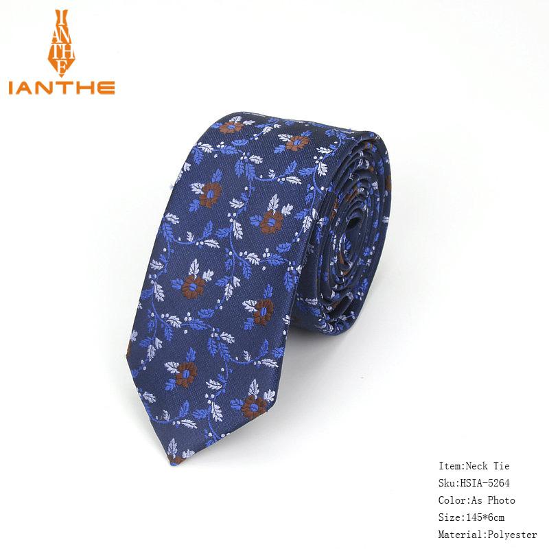 Offre spéciale cravates de cou pour hommes | 6cm, accessoires de mariage, slim Business de mariage, cravates fête formelle fleur, cravata: IA5264