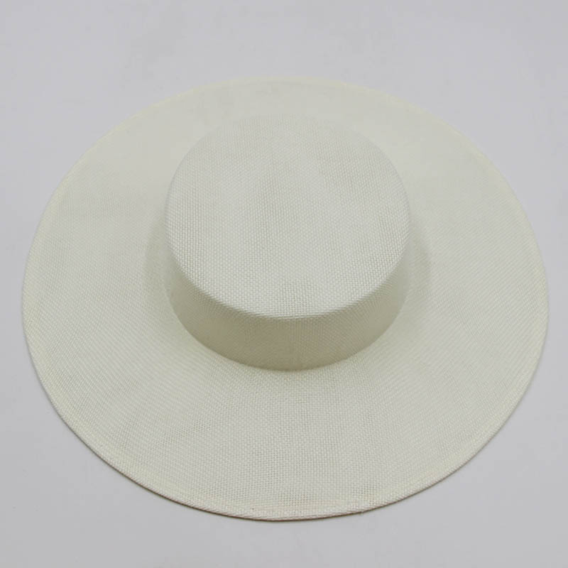 Dames Fascinators Hoedenmakerij Hoed Basis Feest Bruiloft Nep Lunquil Hoed Brede Rand Fedora Kentucky Derby Hoofddeksel Haaraccessoires: Khaki