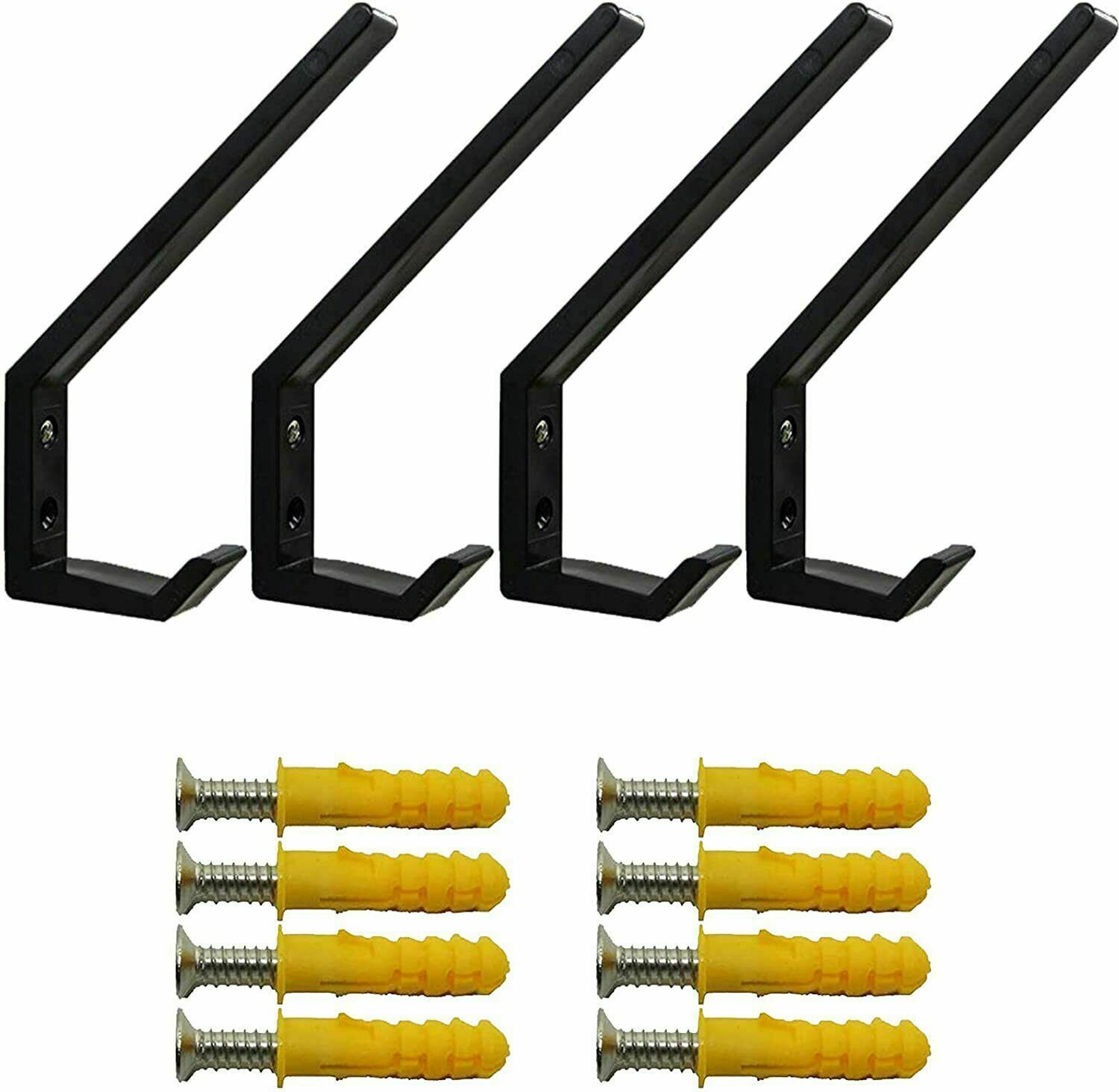 4x motocykl kask hak kurtka wieszak torba na klucze uchwyt robić montażu na ścianie tkaniny wyświetlacz