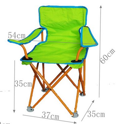 Silla plegable para niños, asiento portátil para acampar, playa, Aire libre, silla de pesca compacta en bolsa de transporte: Style3