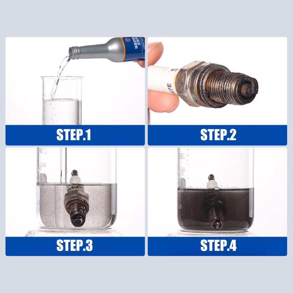 Agente de eliminación de carbono para ruta de aceite de coche, limpiador de depósito de carbono, ahorro de combustible, aditivo de gasolina, protege el motor, arandela de coche, 120ml