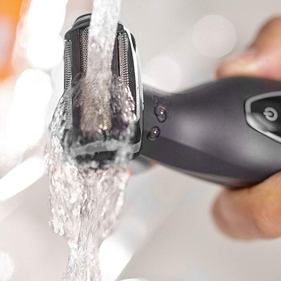 Afeitadora eléctrica para espalda y cuerpo, afeitadora corporal, afeitado de cara, maquinilla de afeitar eléctrica, recortadora de barba para hombres