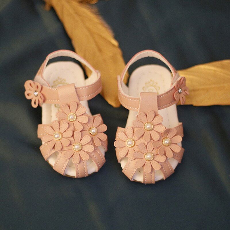 Blume Mädchen Sandalen Baby Kinder Prinzessin Strand Schuhe kinder Sandalen Für Mädchen Kleinkind Sommer Schuhe sandalia infantil